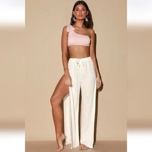 Lulus White Swim Cover-Up Pants